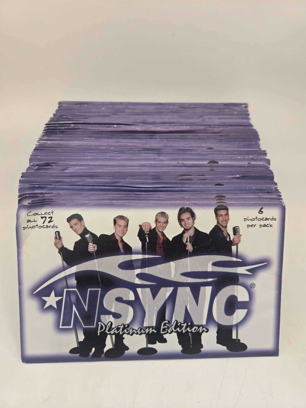 VINTAGE 90s NSYNC Panini PhotoCard Platinum + HUGE LOT 60 Packs (360+ Cards)