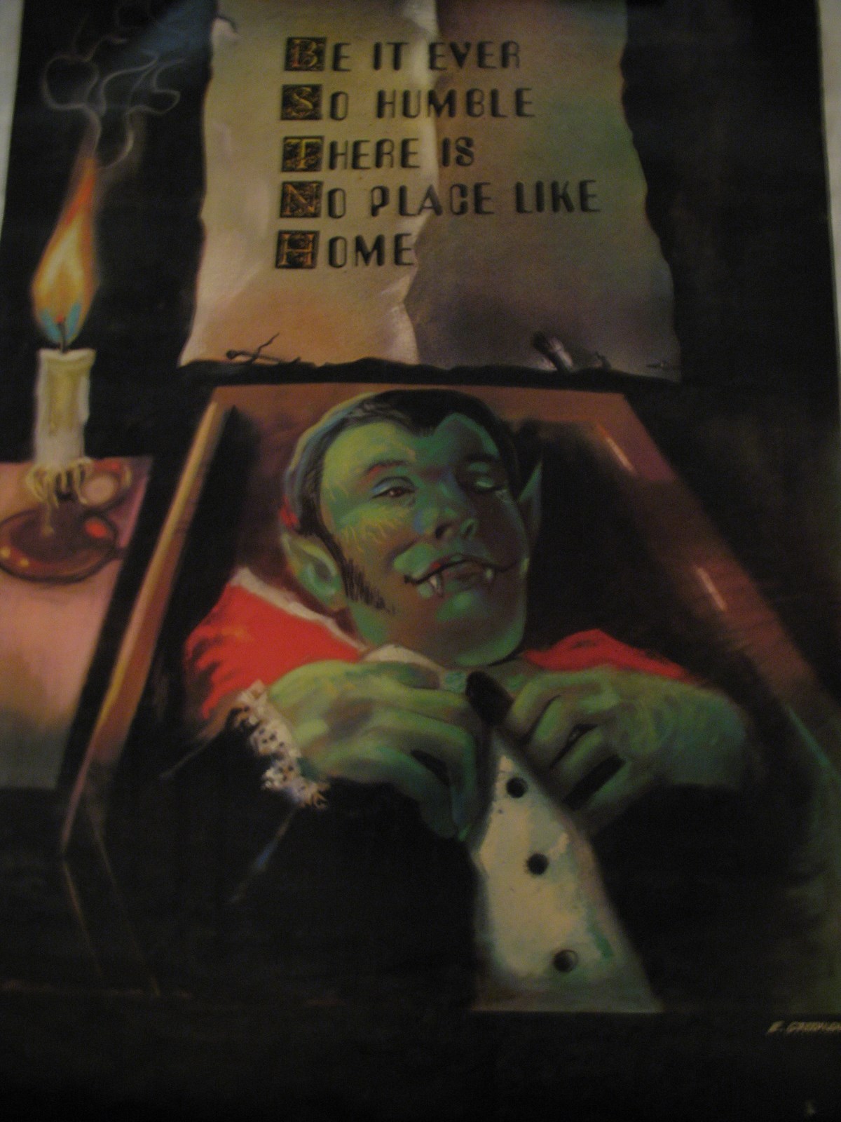 Dracula- Illustrated 29” x 20” poster – 1972