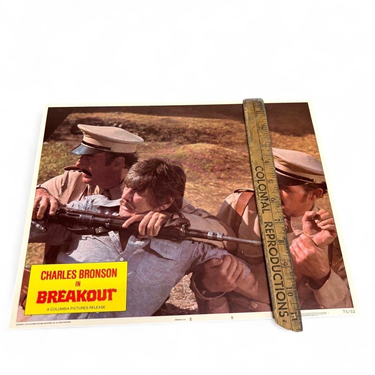 Charles Bronson in Breakout 1970s vintage original movie stills poster Bundle 4