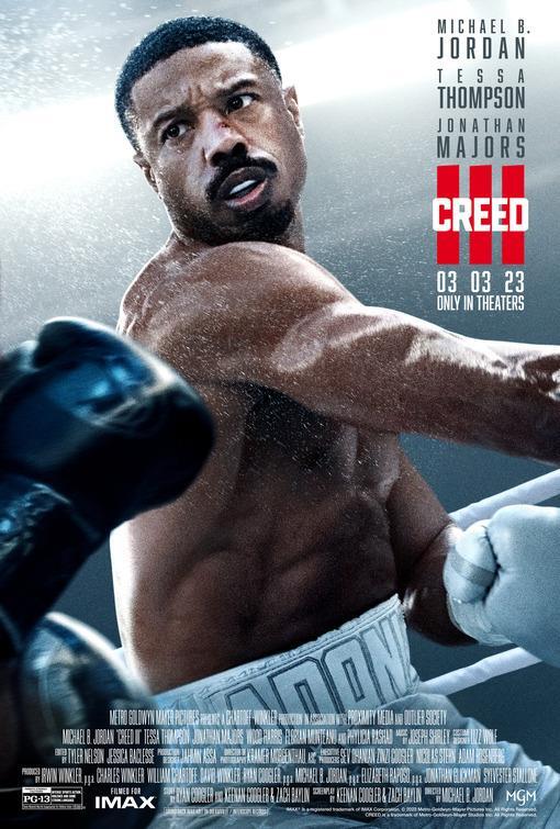 CREED III (3) -11.5″x17″ Original Promo Movie Poster 2023 MINT Michael B. Jordan
