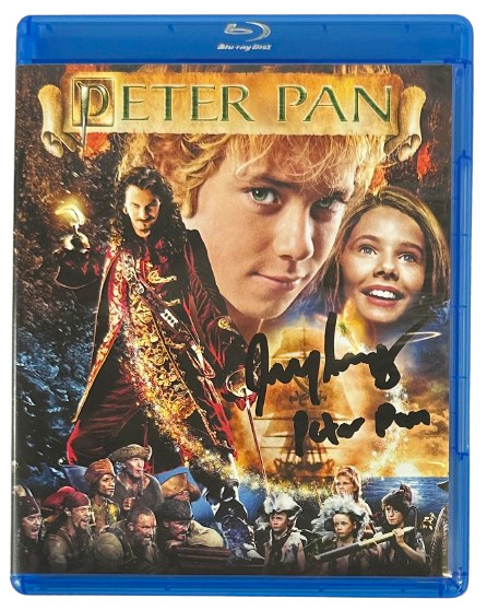 Jeremy Sumpter autographed signed inscribed Blu-ray DVD cover Peter Pan JSA COA