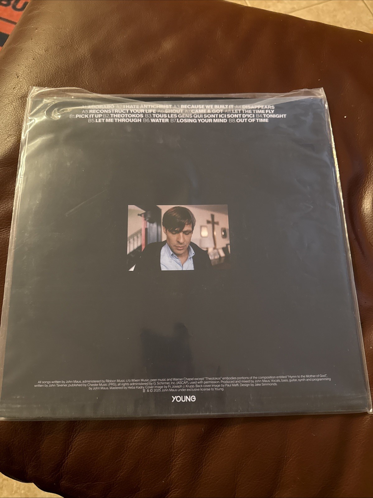SIGNED John Maus Later Than You Think Album Vinyl LP w Drawing Rough Trade NEW