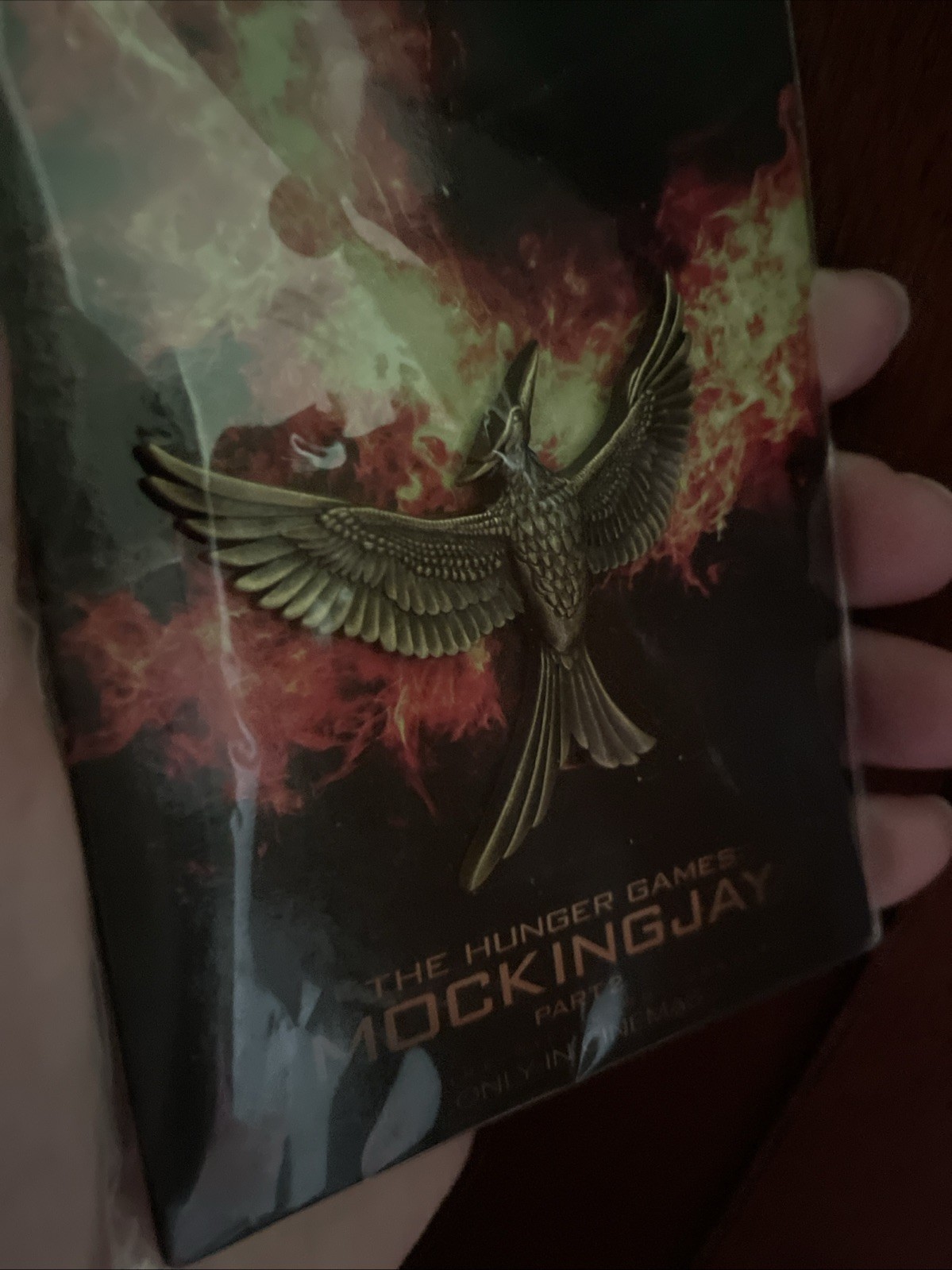 Mockingjay Pin Hunger Games Part 2 Bronze Finish Metal Movie Replica NIP 2015