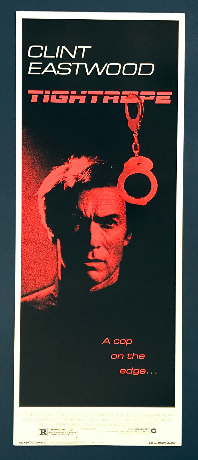 TIGHTROPE (1984) Original 14×36 Insert