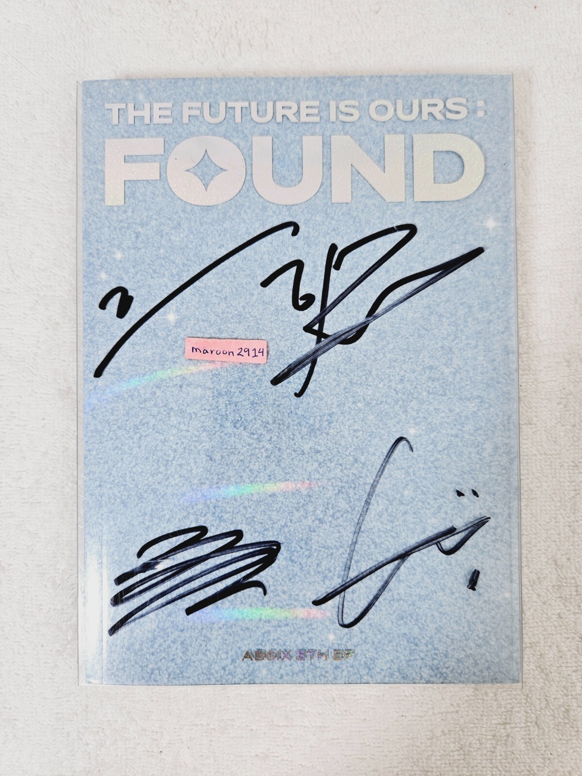 AB6IX The Future Is Ours Found Signed Promo Album Autographed 8th EP [US SELLER]