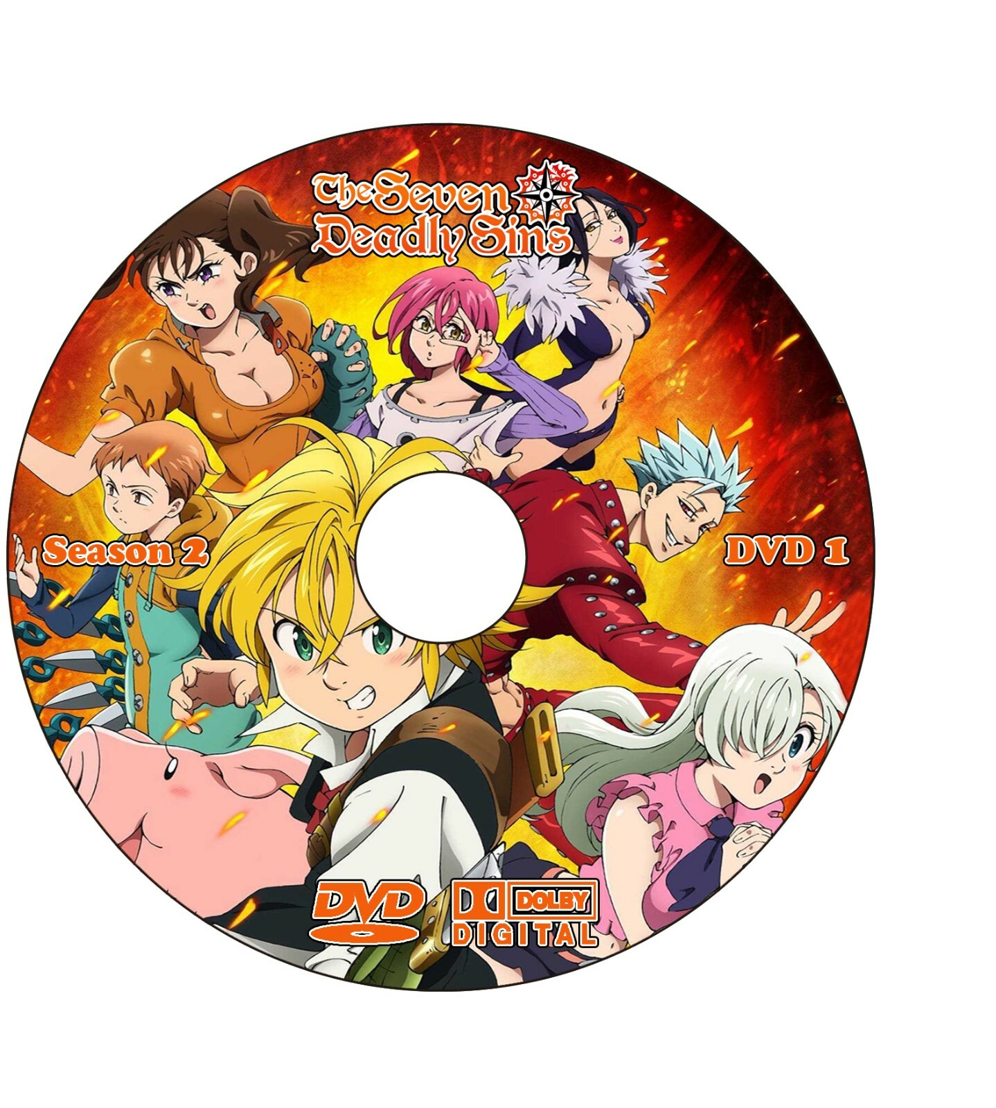 The Seven Deadly Sins Anime Complete Series + Signs of Holy War + Movie