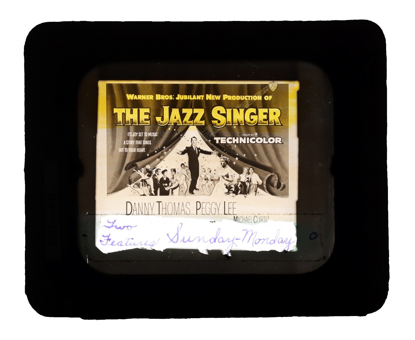 1952 Technicolor Film “The Jazz Singer” starring Danny Thomas and Peggy Lee