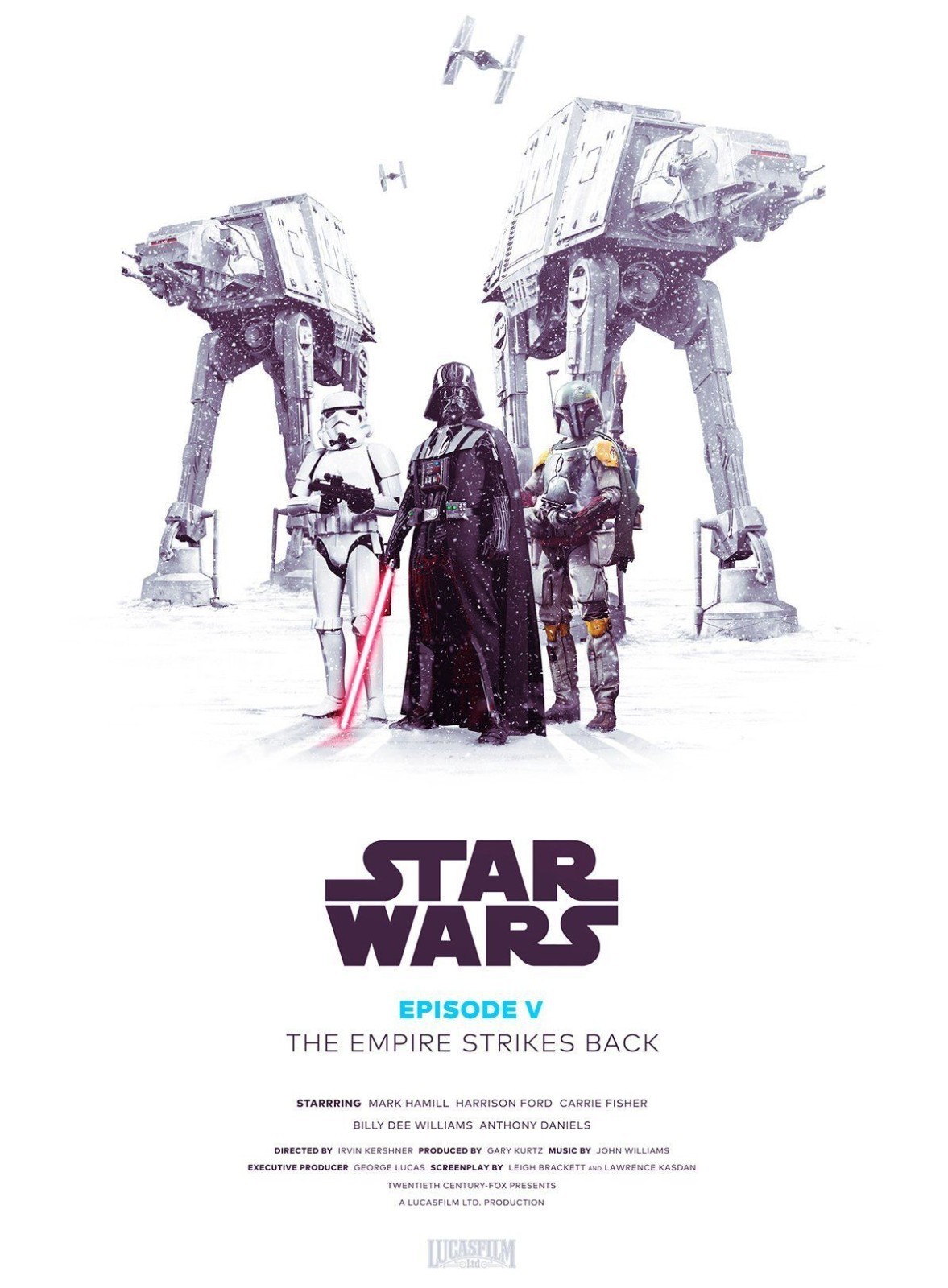 1980 Star Wars Episode V The Empire Strikes Back Movie Poster 11X17 Vader 🔥