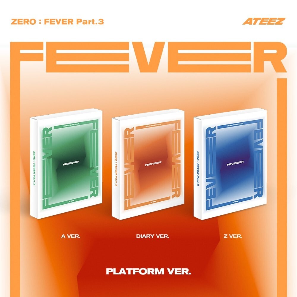 ATEEZ ZERO FEVER Part.3 PLATFORM Random Ver. QR Mini Card+P.Card+Image Card+Gift