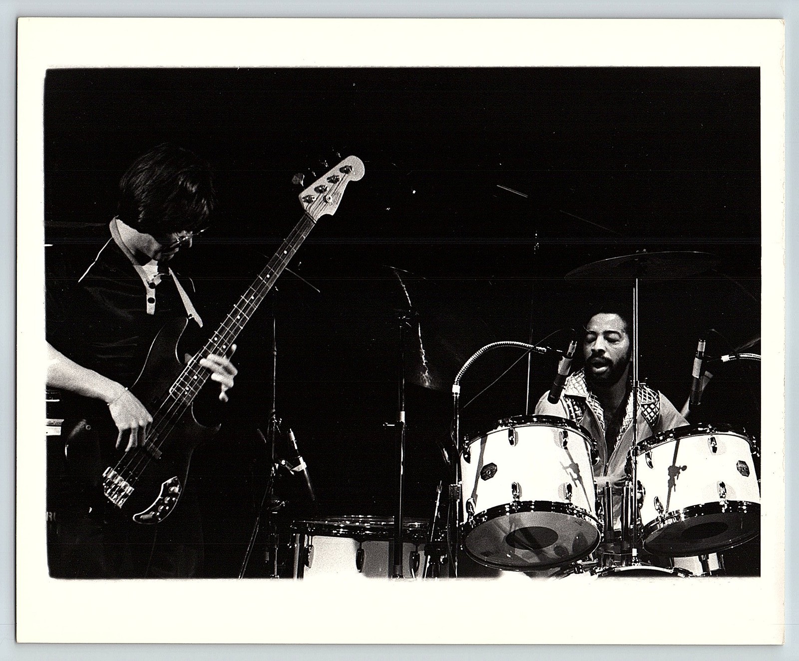 Vintage Original Photo Live Performance Drummer Tony Williams