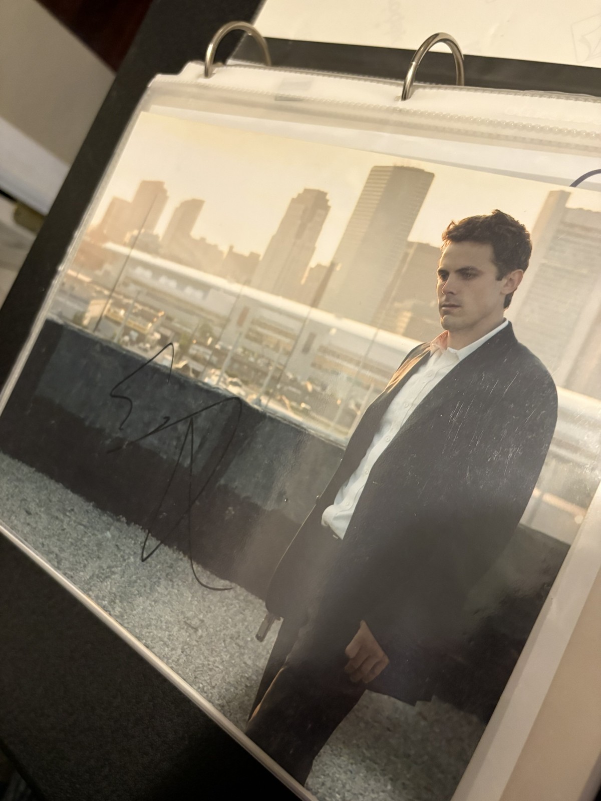 Casey Affleck Autographed Photo Gone Baby Gone Manchester by the Sea Signed