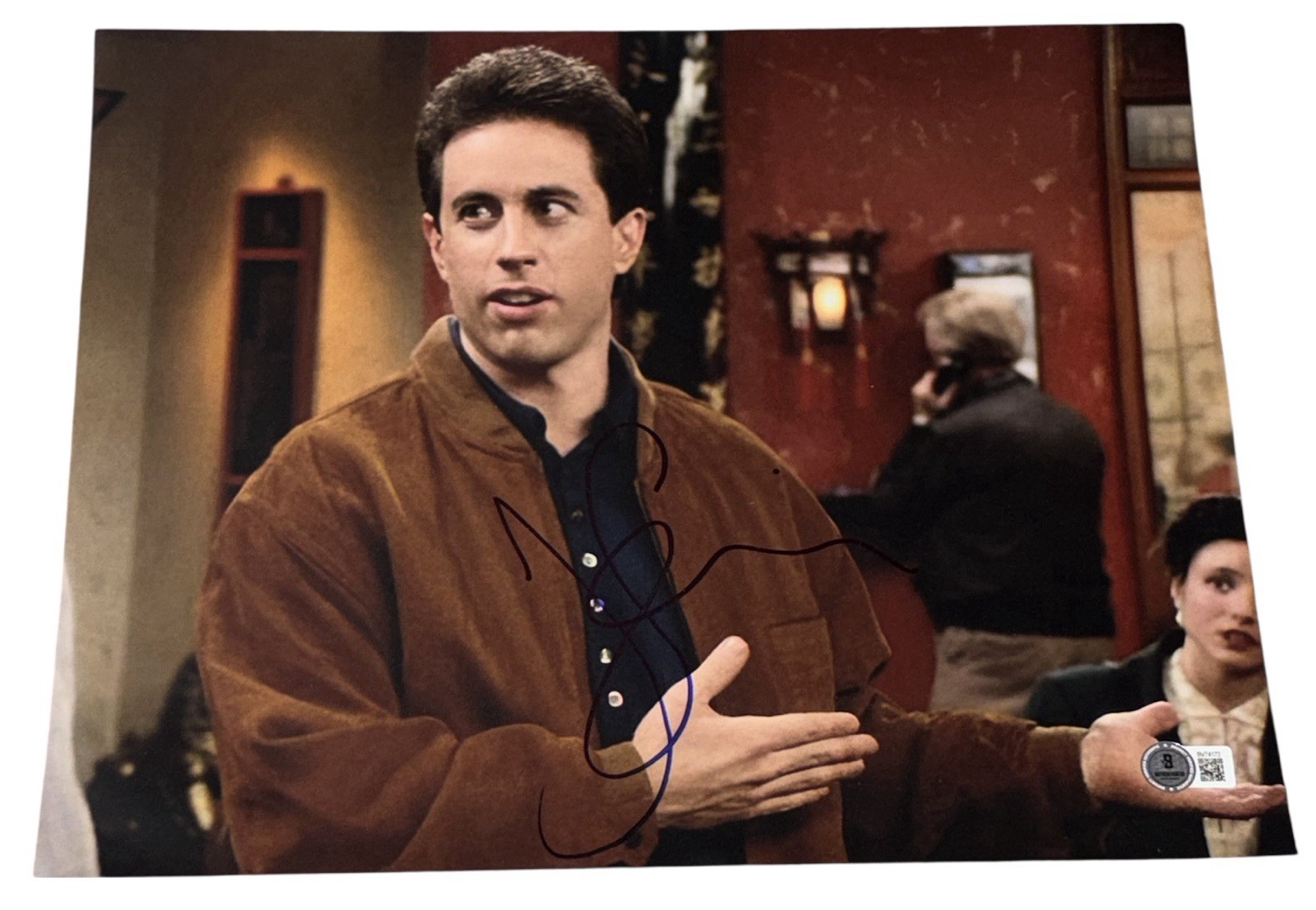 Jerry Seinfeld Signed Autograph 11×14 Photo The Chinese Restaurant Beckett BAS