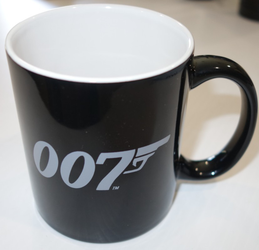 007 James Bond Coffee Cup / Mug, Travel Thermal Bottle Promotional Rare LOT x 3