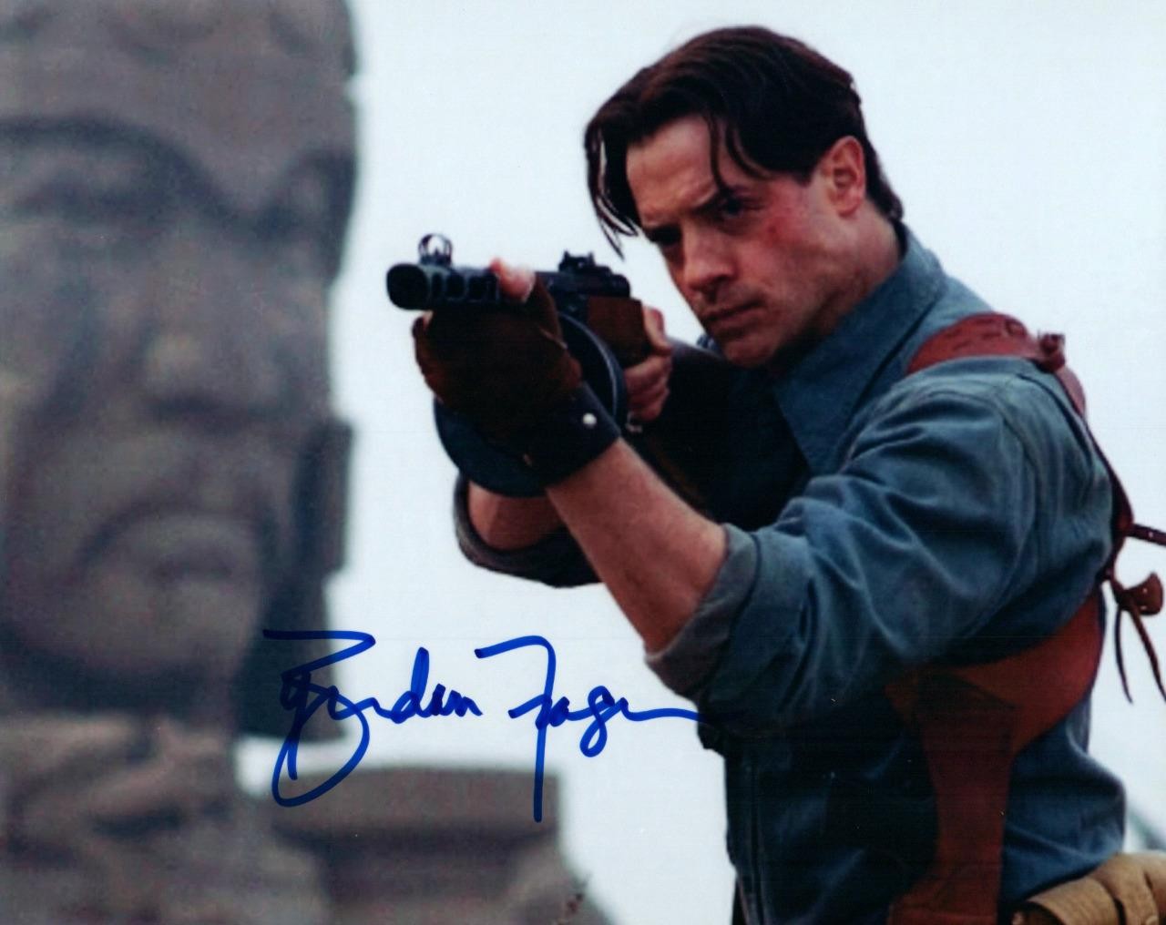 Brendan Fraser autographed 8×10 signed photo Picture Pic and COA