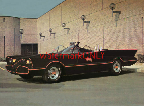 1960s TV “Batmobile” George Barris built RARE “FUZZY Bat” Version PHOTO! #(4)