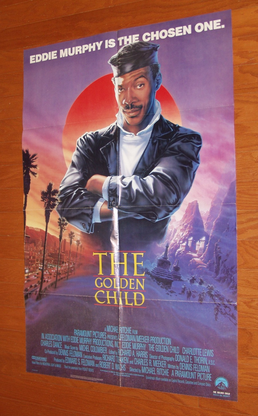 THE GOLDEN CHILD Eddie Murphy – J.L. Reate – Charles Dance – 1986 One Sheet