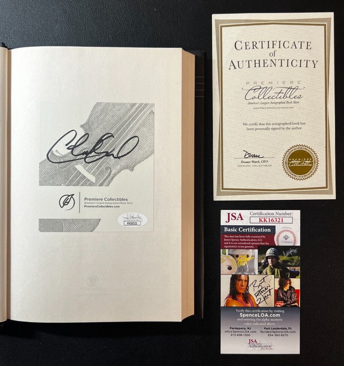 Charlie Daniels Signed Memoir Bookplate JSA w/COA Musician Country Rock (d.’20)!