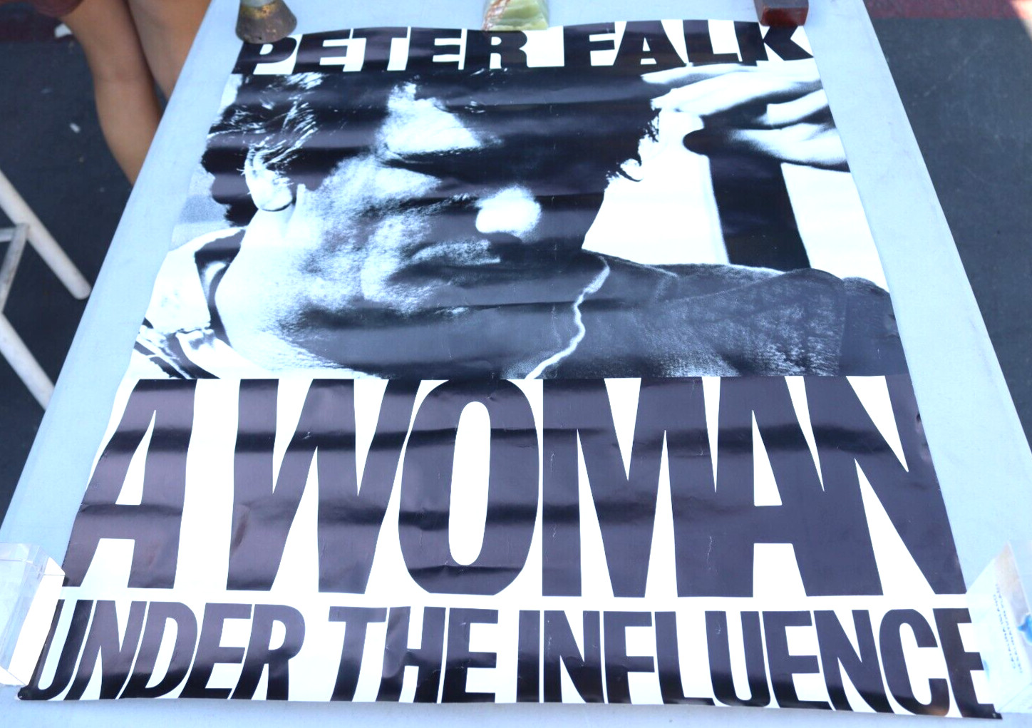 VINTAGE 1974 A WOMAN UNDER THE INFLUENCE MOVIE POSTER PETER FALK 24X28.5″