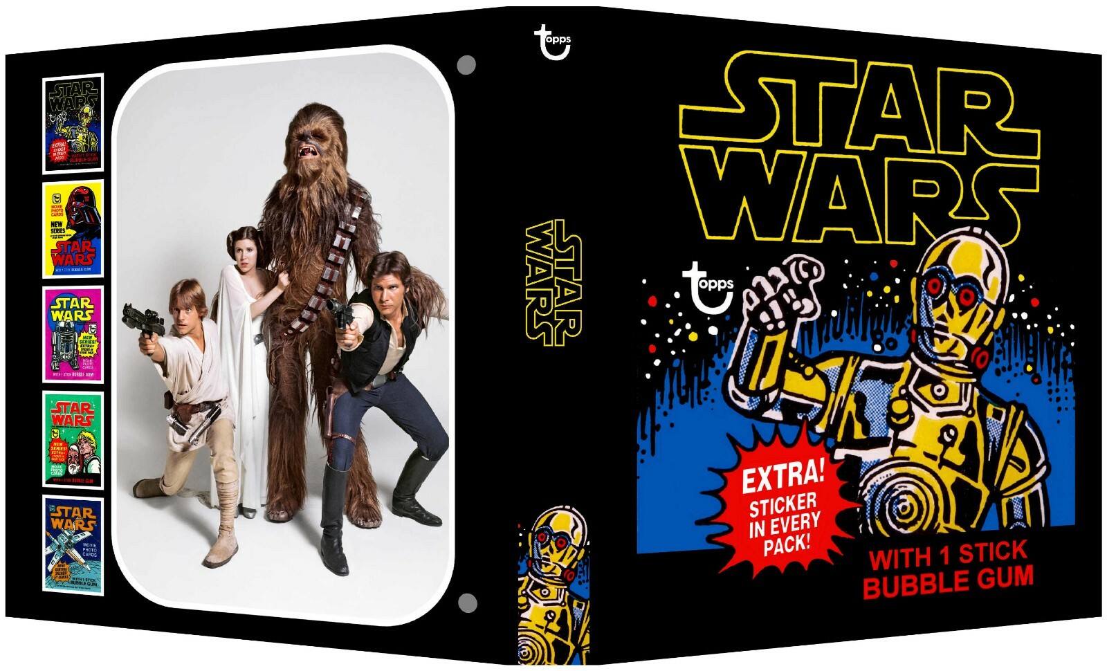 STAR WARS Custom 3-Ring Binder Album for 1977 trading card series
