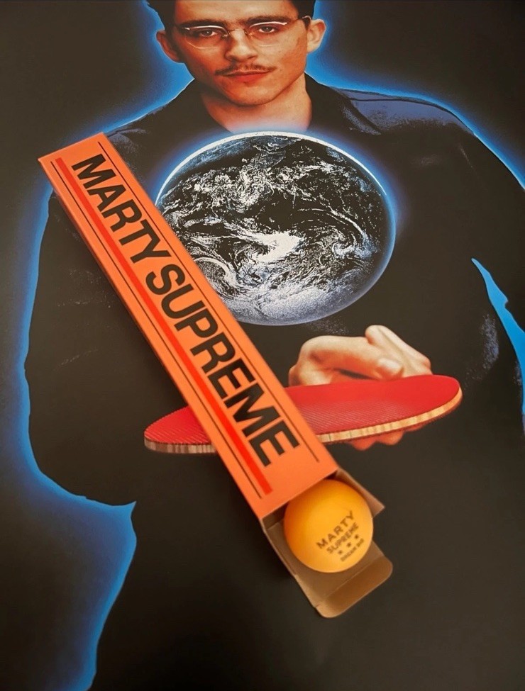 UNITED STATES Premiere Marty Supreme Ping Pong Balls & Poster Set