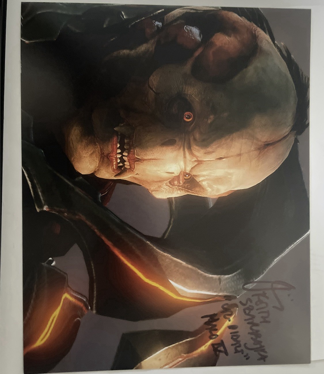 Autographed / Signed by 343 Industries – Didact Print (7.5 in x 9.5 in) Picture