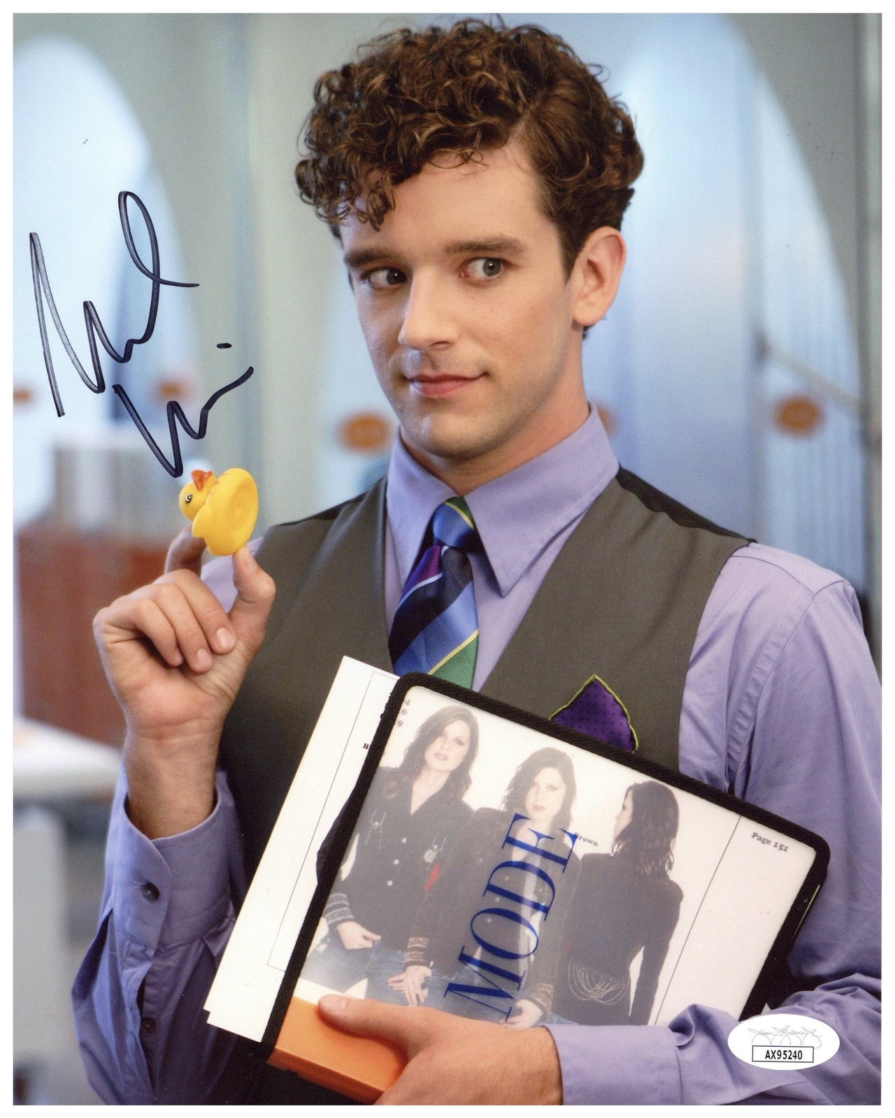 Michael Urie Signed 8×10 Photo Ugly Betty Autographed JSA COA