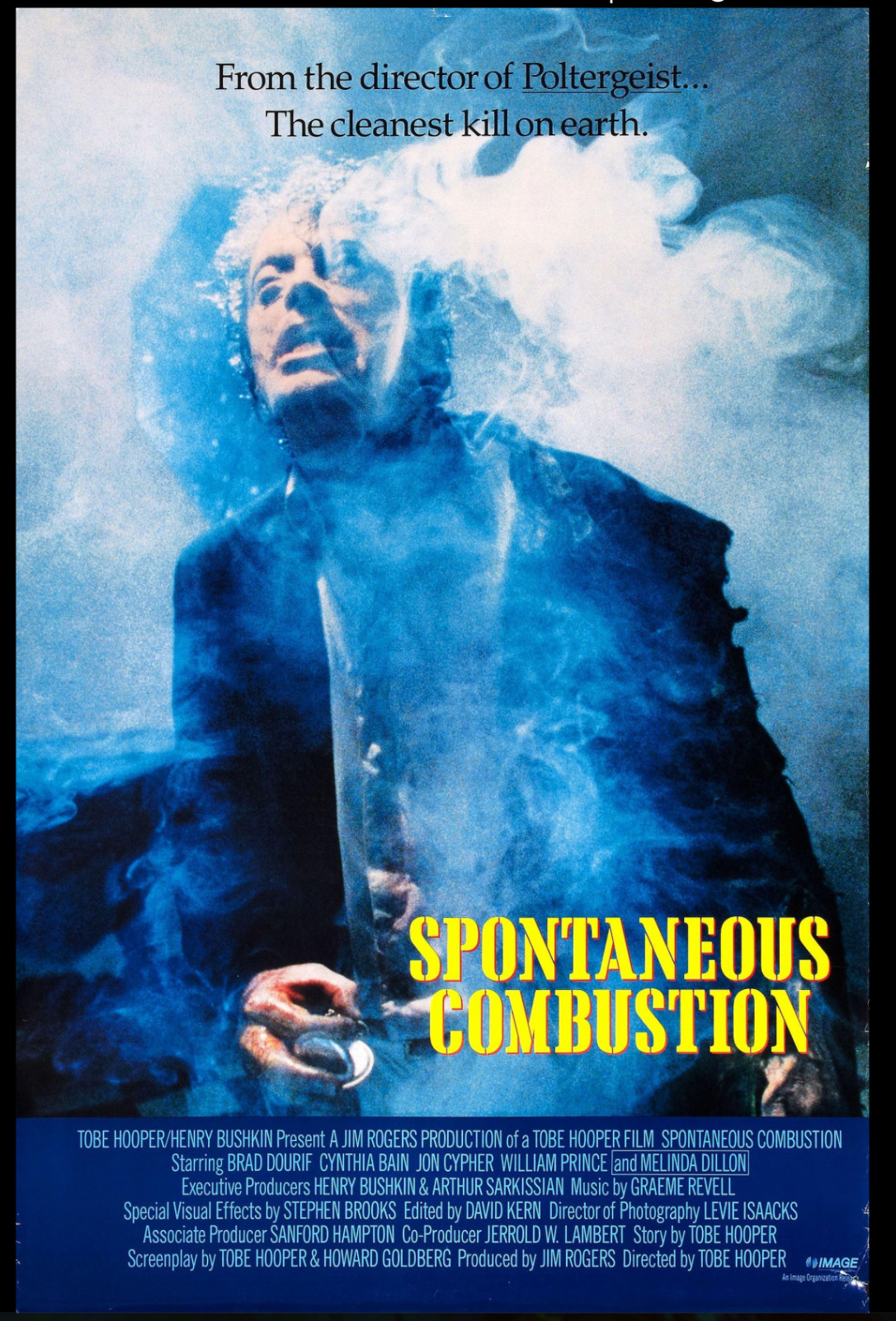 TOBE HOOPER 1989 “Spontaneous Combustion” Horror Script CAA Agency Covers