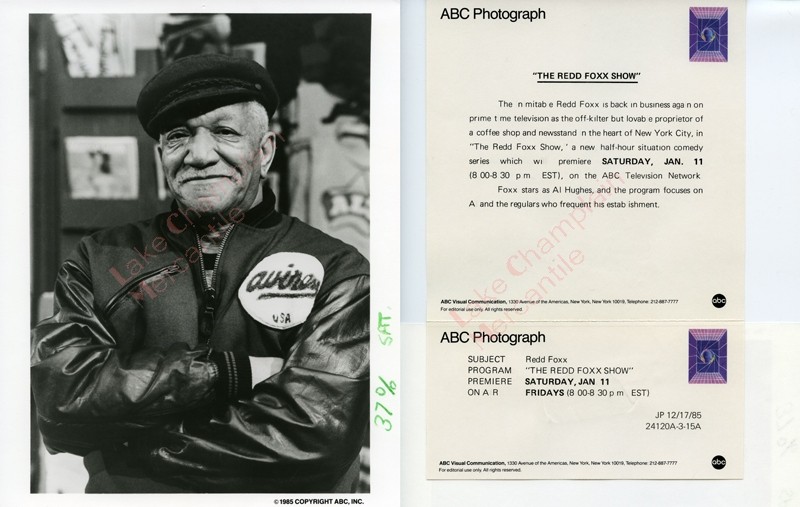 REDD FOXX SHOW Press Photo 7X9 royal family SANFORD AND SON harlem nights comedy