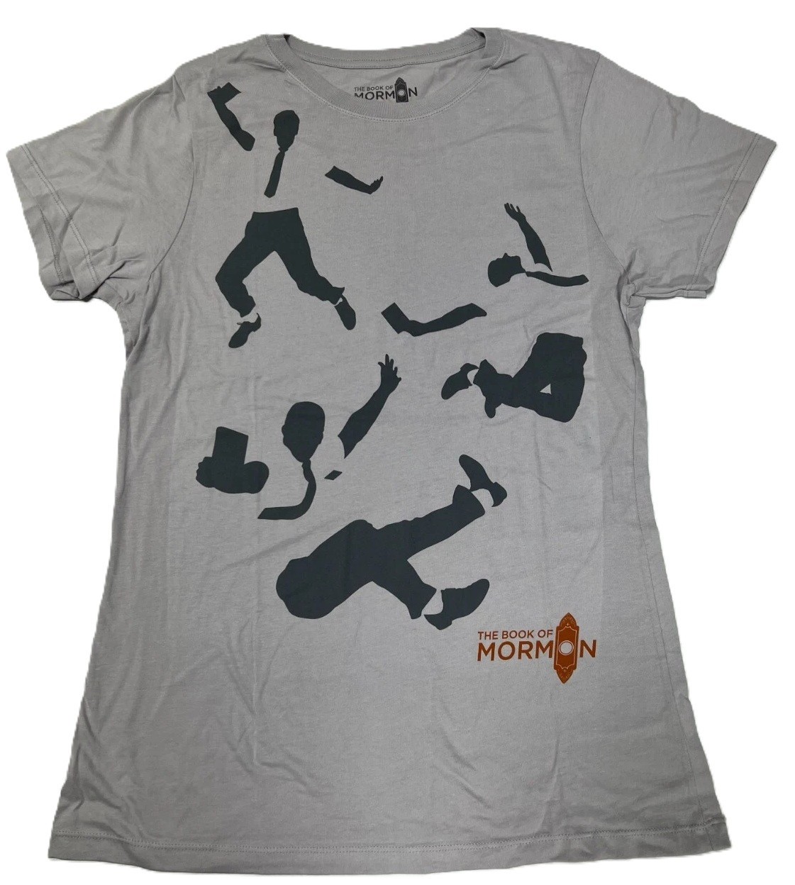 the BOOK OF MORMON Jumping Mormons WOMAN t-shirt TEE BROADWAY MUSICAL OFFICIAL