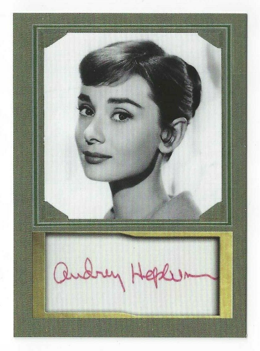 AUDREY HEPBURN – ACEO D. GORDON PROMO TRADING CARD – MINT CONDITION
