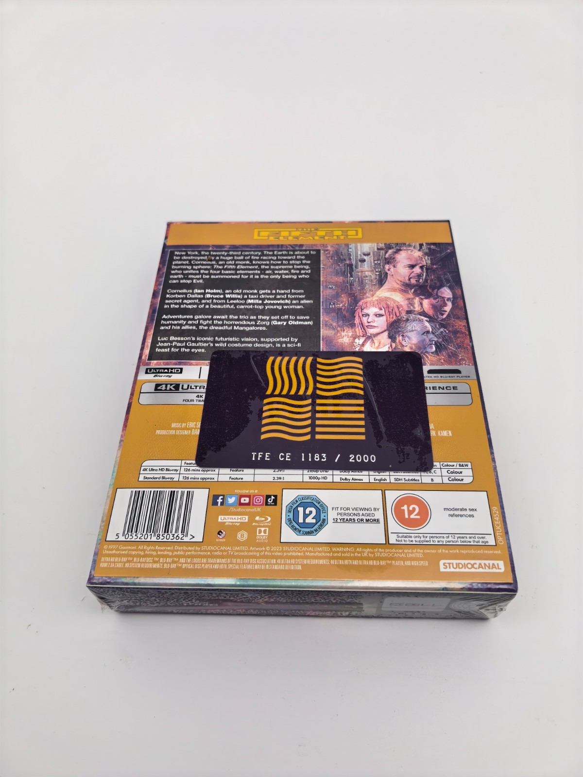 EVERYTHINGBLU THE FIFTH ELEMENT 4K UHD + BLURAY STEELBOOK COLLECTOR’S EDITION
