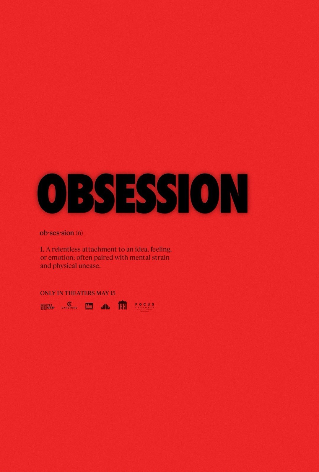 OBSESSION,2026,Original,DS, One Sheet,27×40 Movie Poster,HORROR,Curry Barker