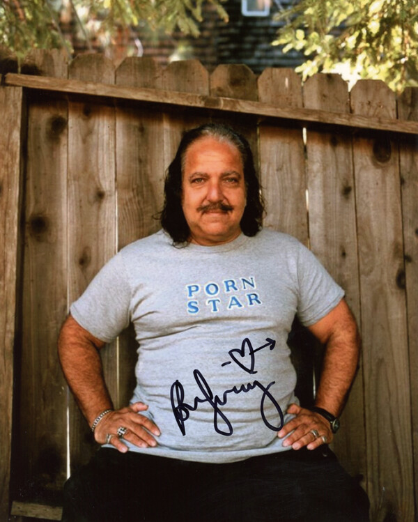 RON JEREMY SIGNED 8×10 PHOTO FAMOUS XXX PORN ADULT MOVIE STAR RARE BECKETT BAS