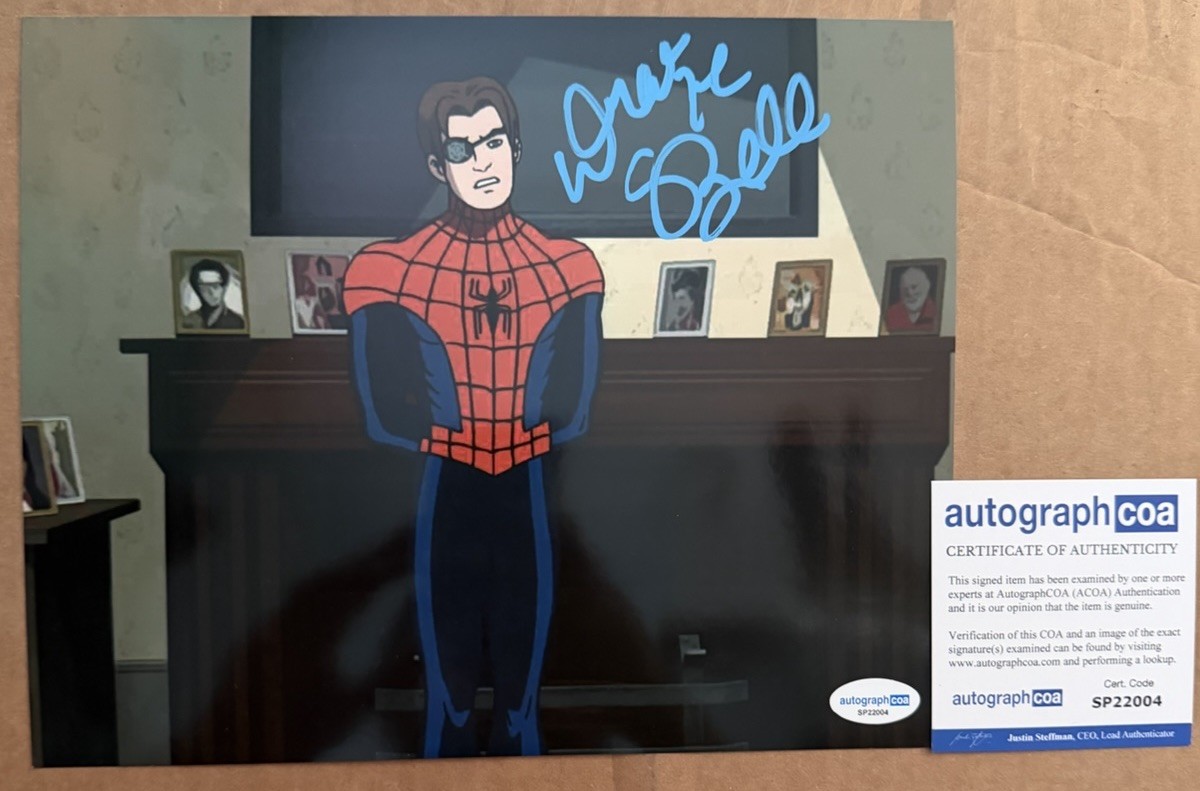 Drake Bell Signed Autographed Disney XD Ultimate Spider-Man 8×10 Photo ACOA