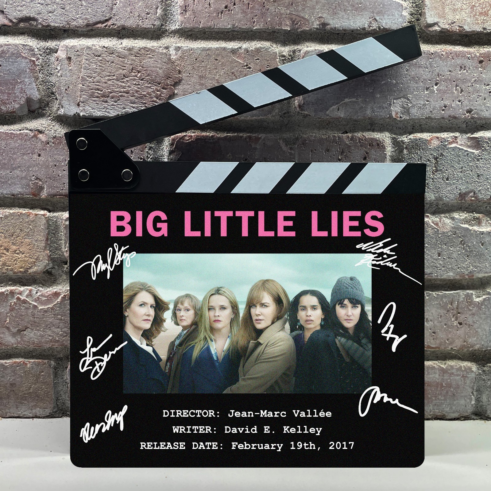 Big Little Lies (2017) Autographed Signed Facsimile TV Show Clap Board Prop