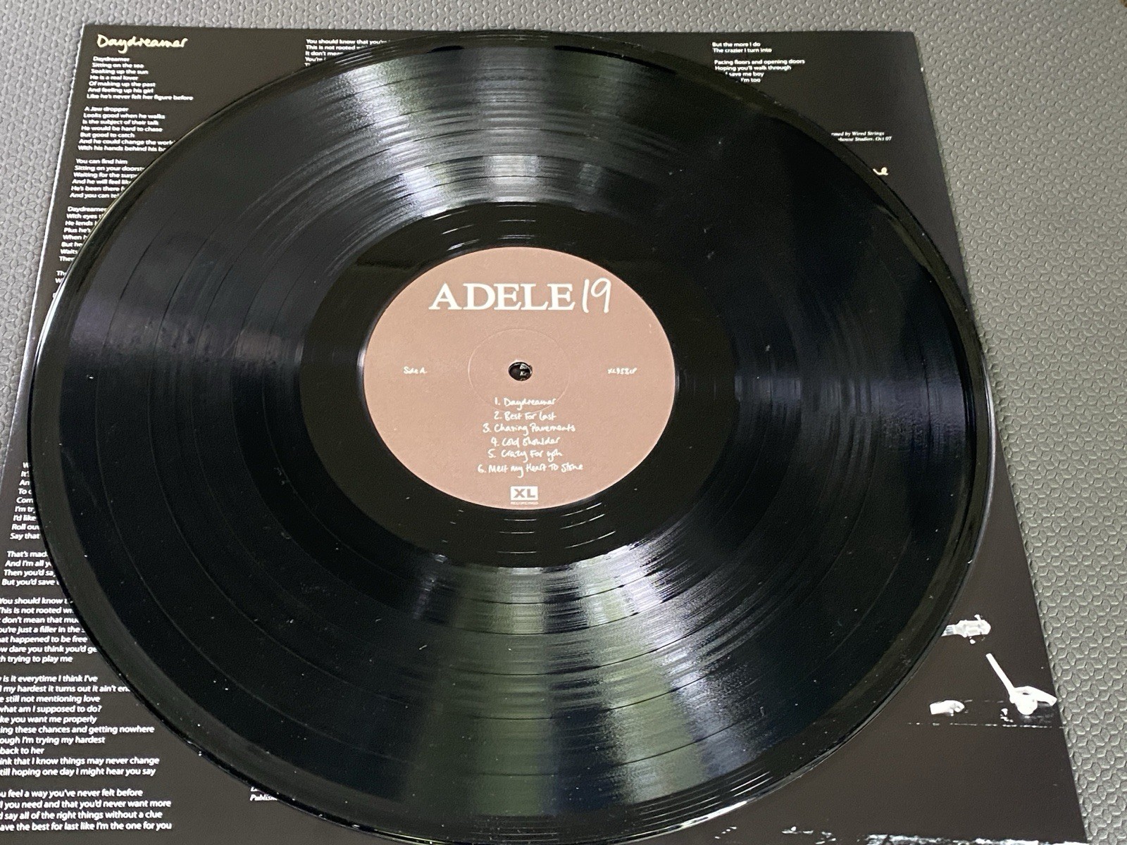 Signed Adele 19 Vinyl LP Record Album. Autographed by Adele