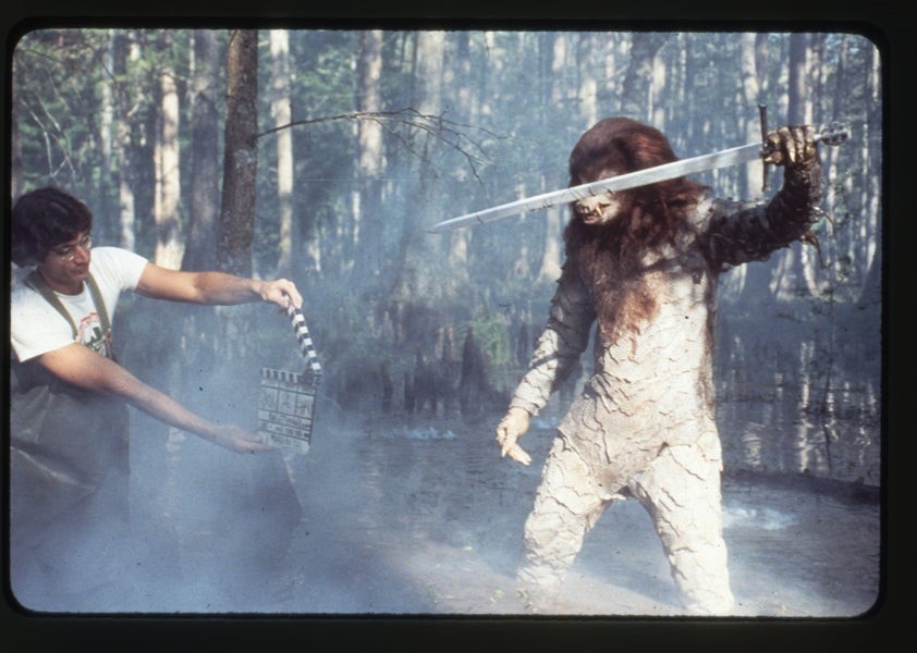 Swamp Thing 1982 Vintage 35mm Photo Transparency Arcane Monster Clapper Board