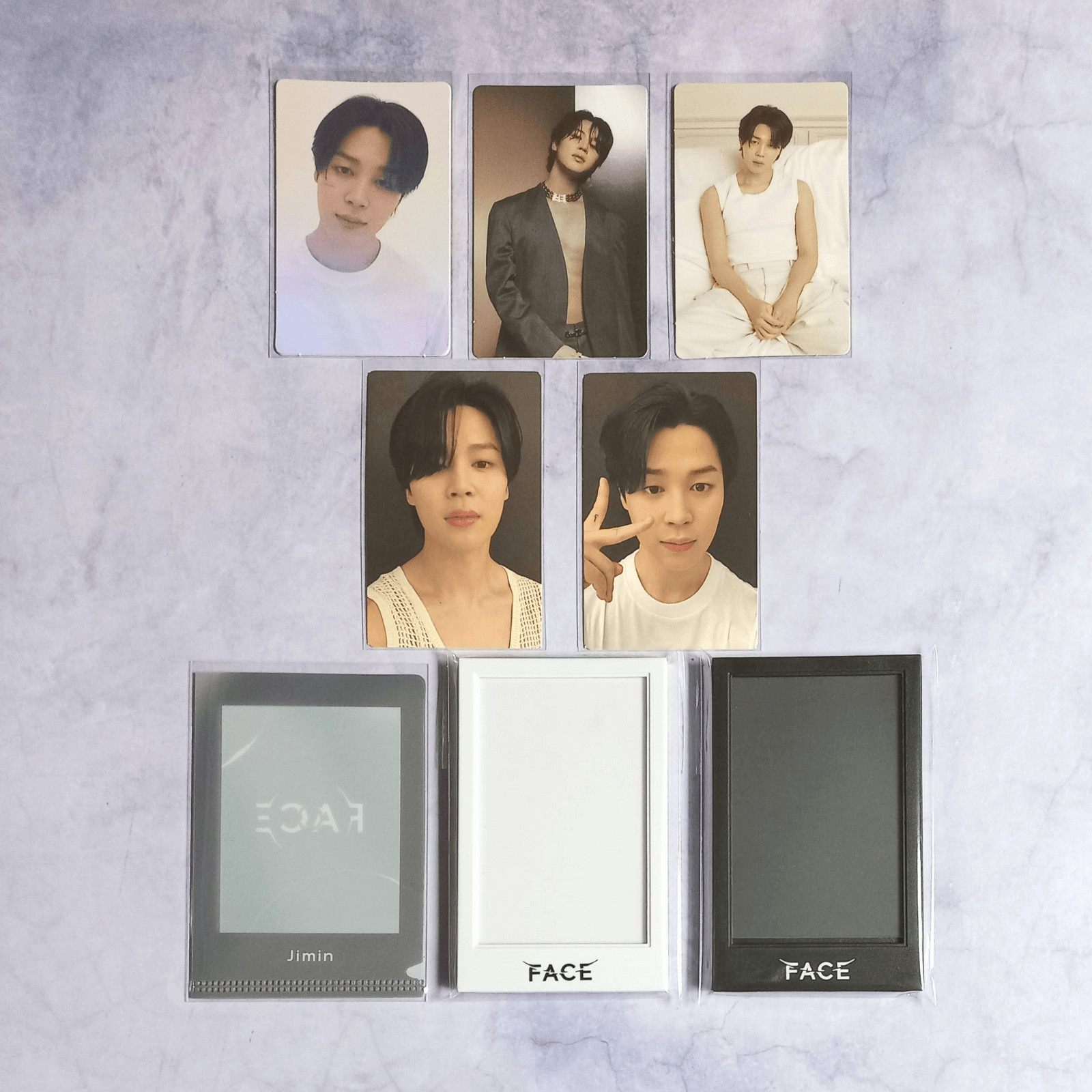 BTS Jimin Face Pre-order Gift Photo Card & Weverse Albums Ver. Random Photo Card