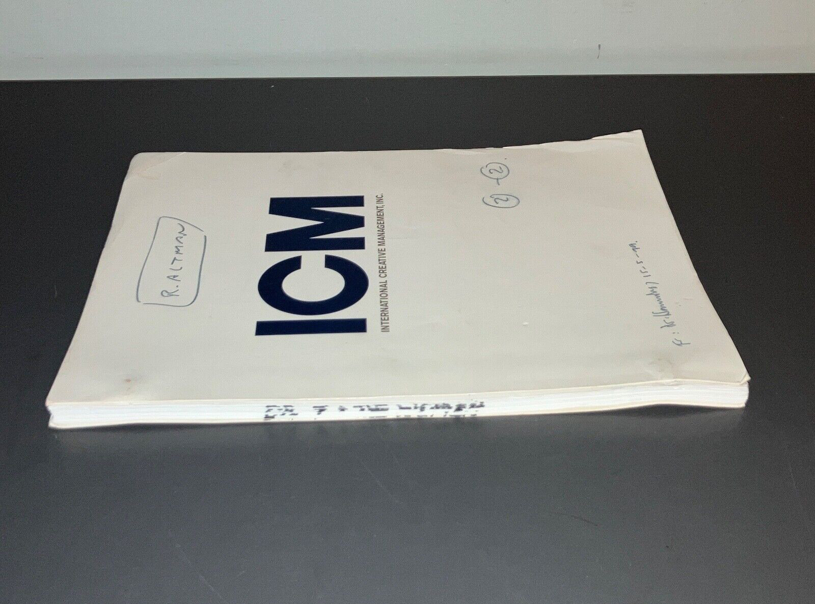 Dr T and the Women 1999 Movie Script Robert Altman Comedy Drama Draft COA