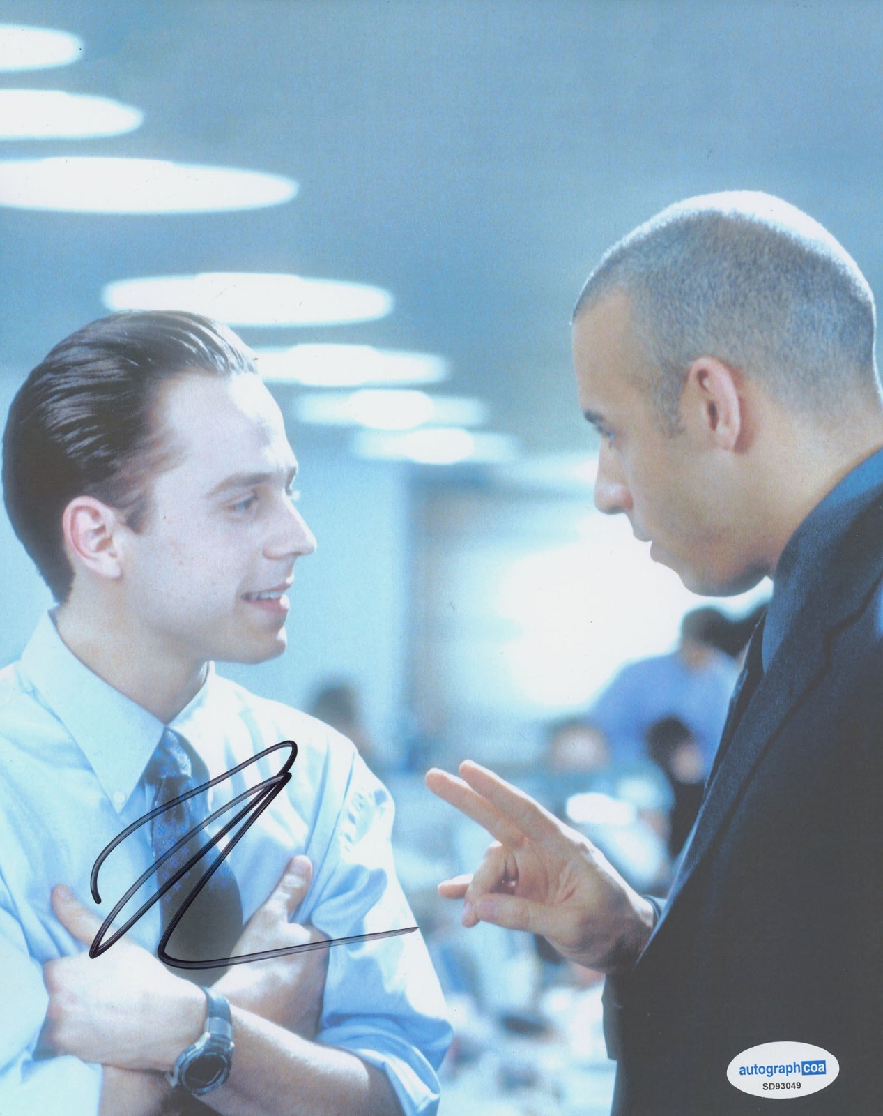 Giovanni Ribisi signed “BOILER ROOM” 8×10 Photo EXACT PROOF Vin Diesel ACOA COA