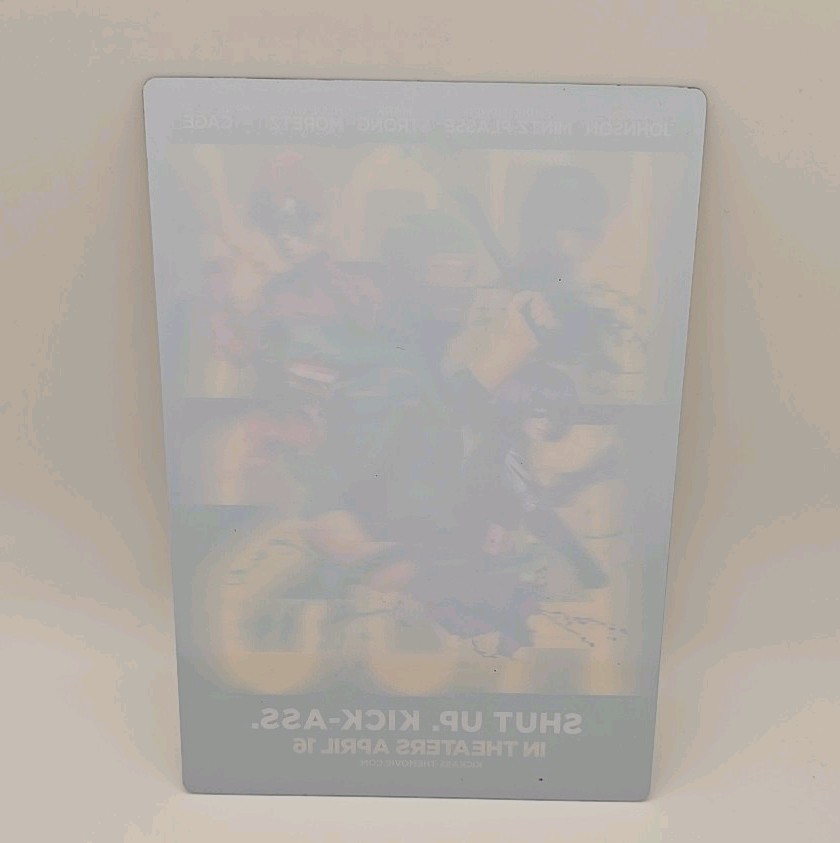 Kick-Ass 2010 Lenticular 3D Promo Card 5” X 7” Lionsgate Movie Theater