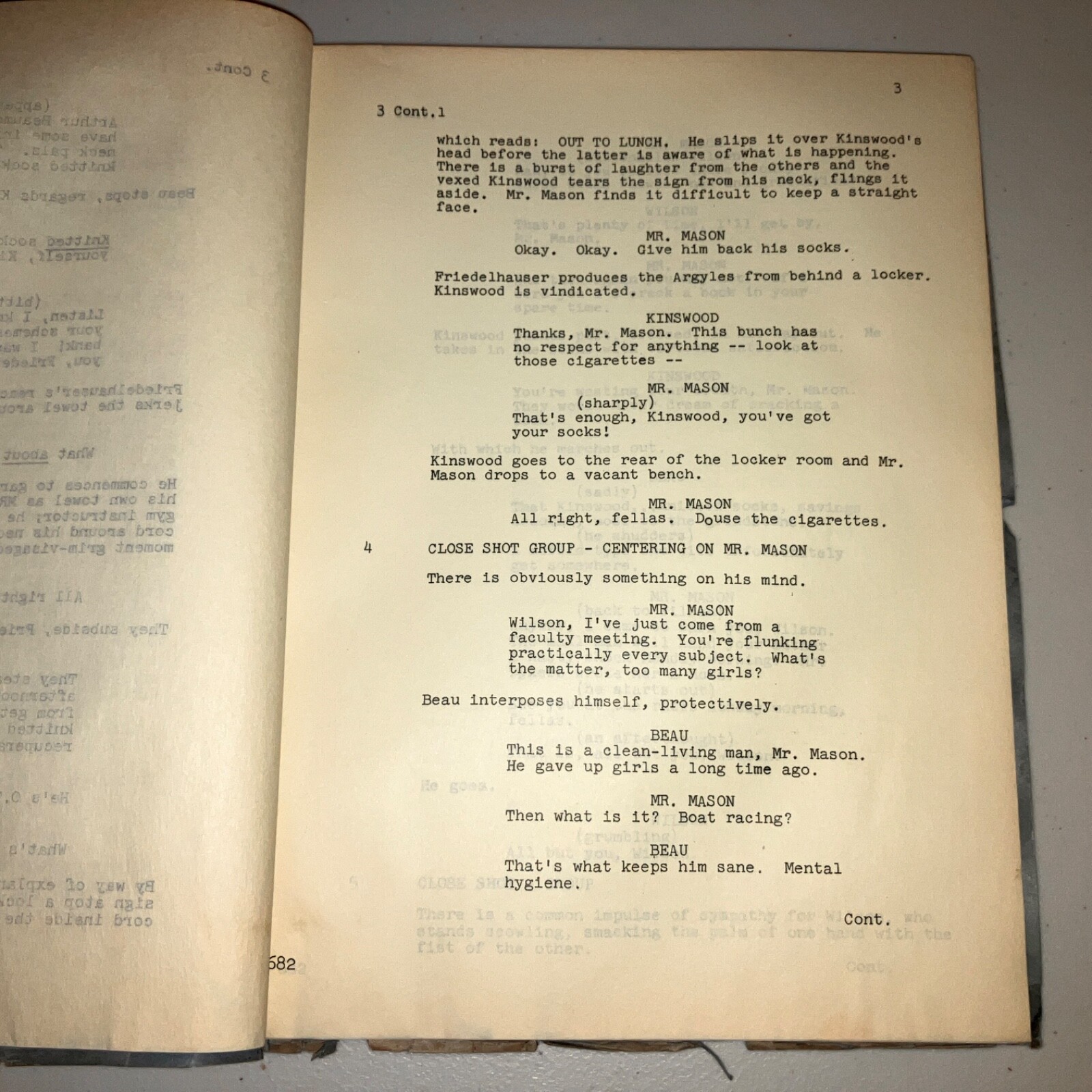 BERNADINE 1956 Original Movie Script Pat Boone Fox Script Department Draft COA