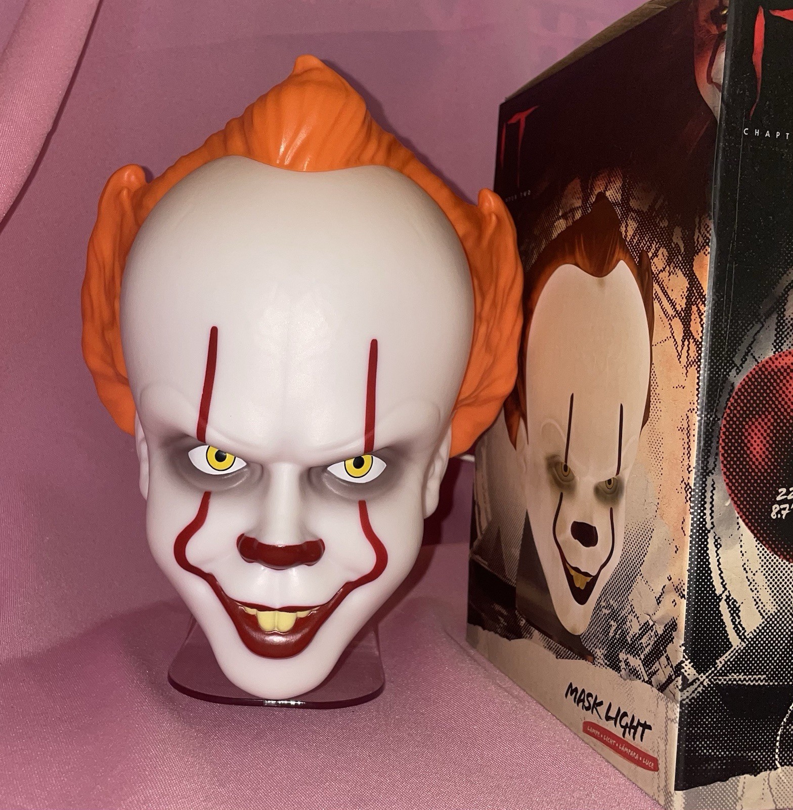 Paladone IT Pennywise Head Mask Light Free Standing Lamp or Wall Mountable NEW