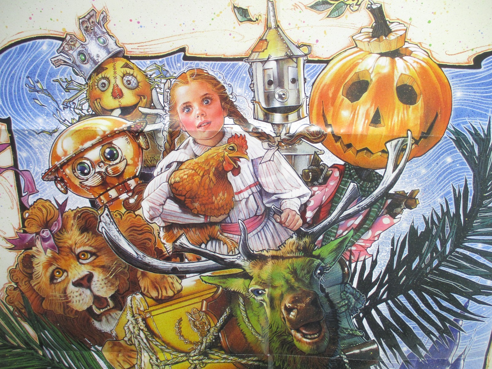 1985 Walt Disney RETURN TO OZ Movie Poster 27″x41″ DREW STUZAN ART CM6486