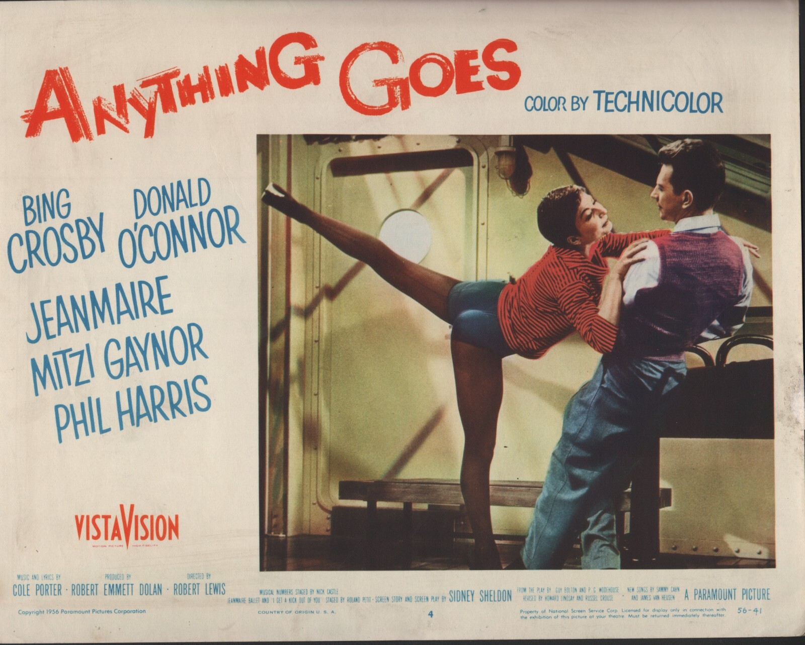 Anything Goes (1958) 11×14 lobby card #4