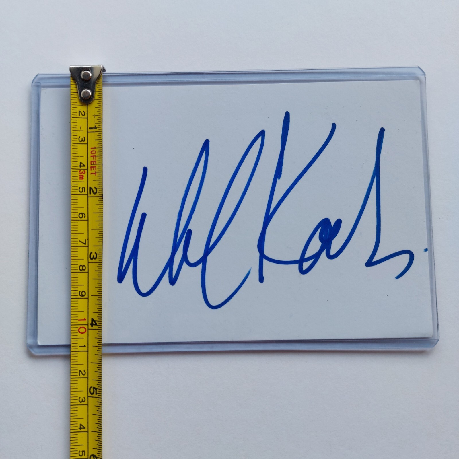 David Koechner Signed 4×6 Index Card COA Anchorman The Office Get Smart Auto