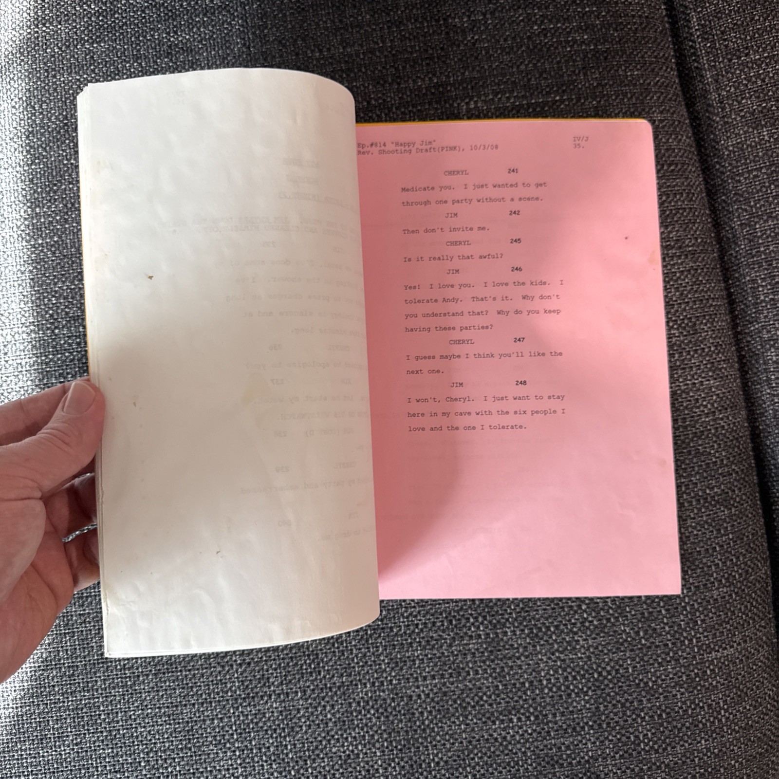 According To Jim TV Script – Episode 814 – ABC Sitcom TV Series