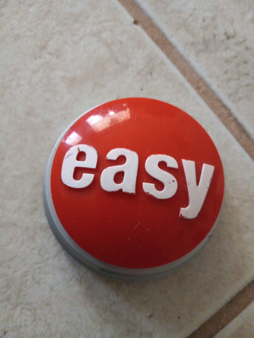 Staples “That Was Easy” Red Button Push For Fun Voice