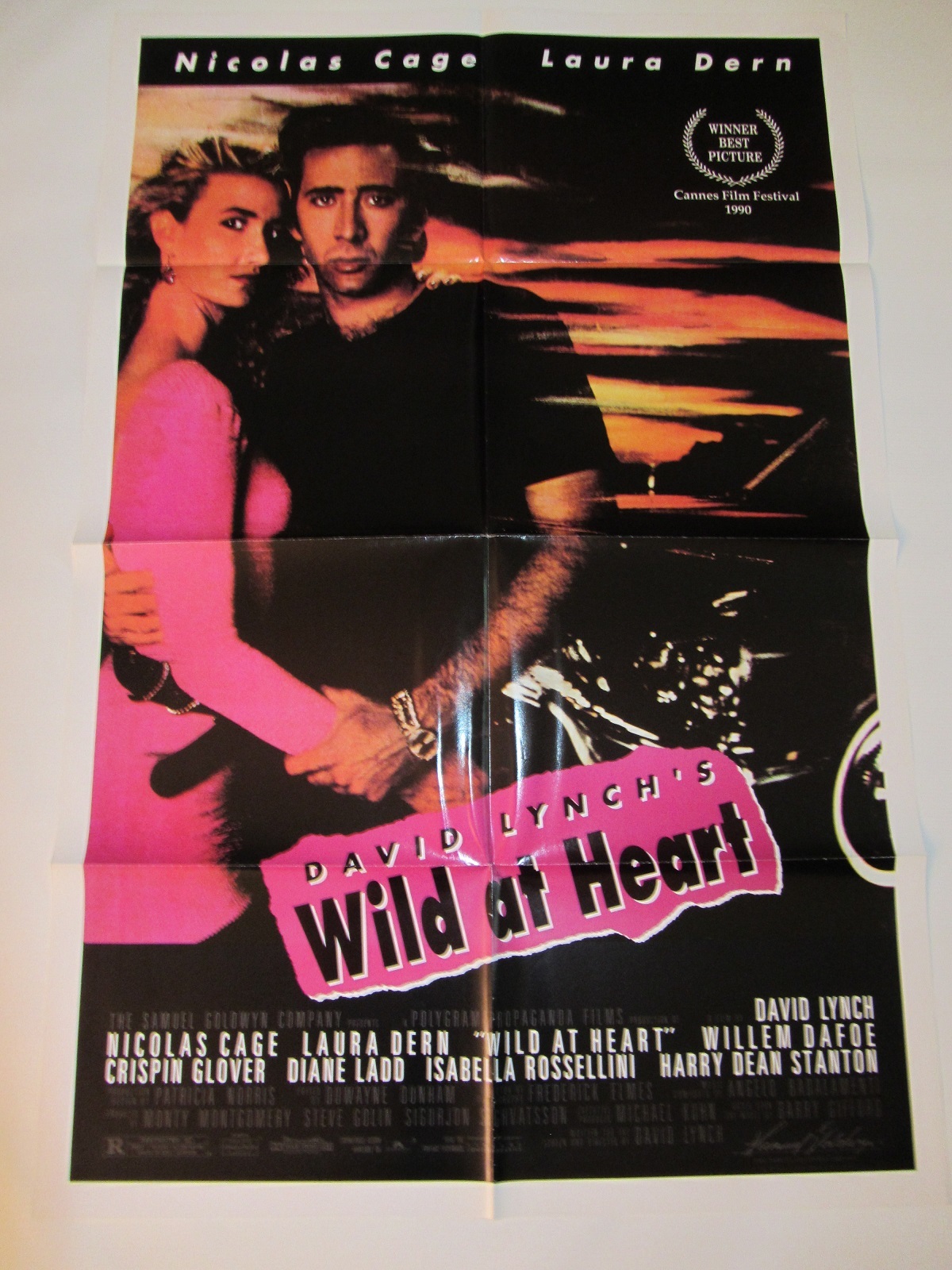 Wild At Heart movie poster – original 1990 poster Nicolas Cage, Laura Dern