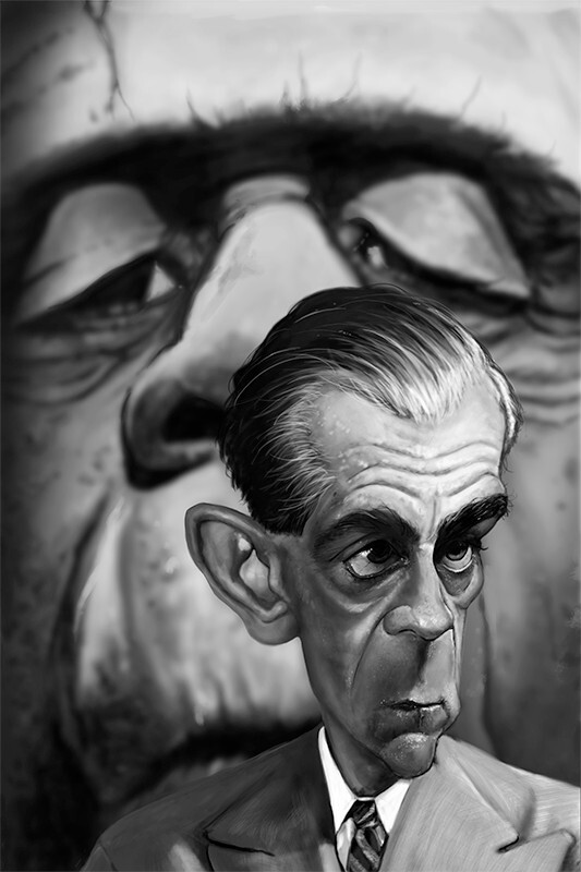 Boris Karloff 22″ x 30″ Licensed Limited Edition Giclee on Canvas Rich Conley